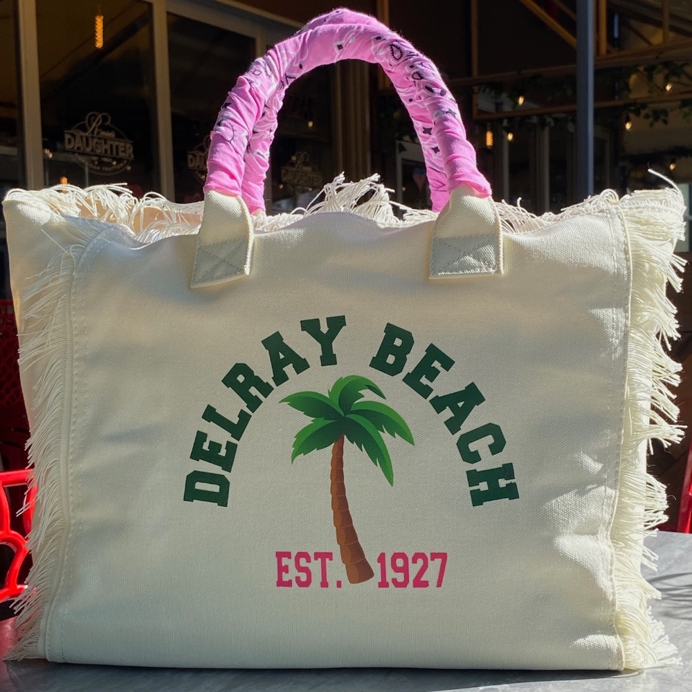 Delray Beach Fringe Tote